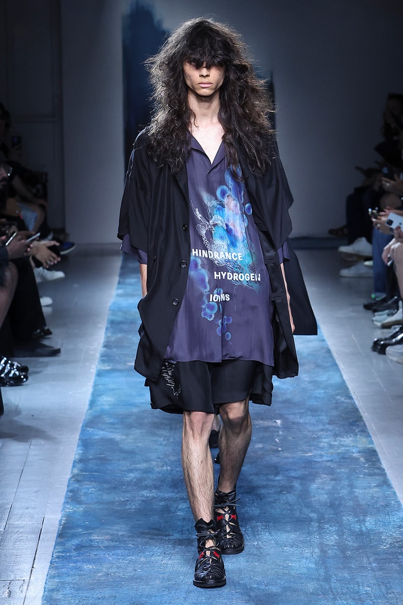 Yohji Yamamoto Pour Homme SS26 Paris Fashion Week Collection spring summer 2026 japanese designer fluid statements of the world