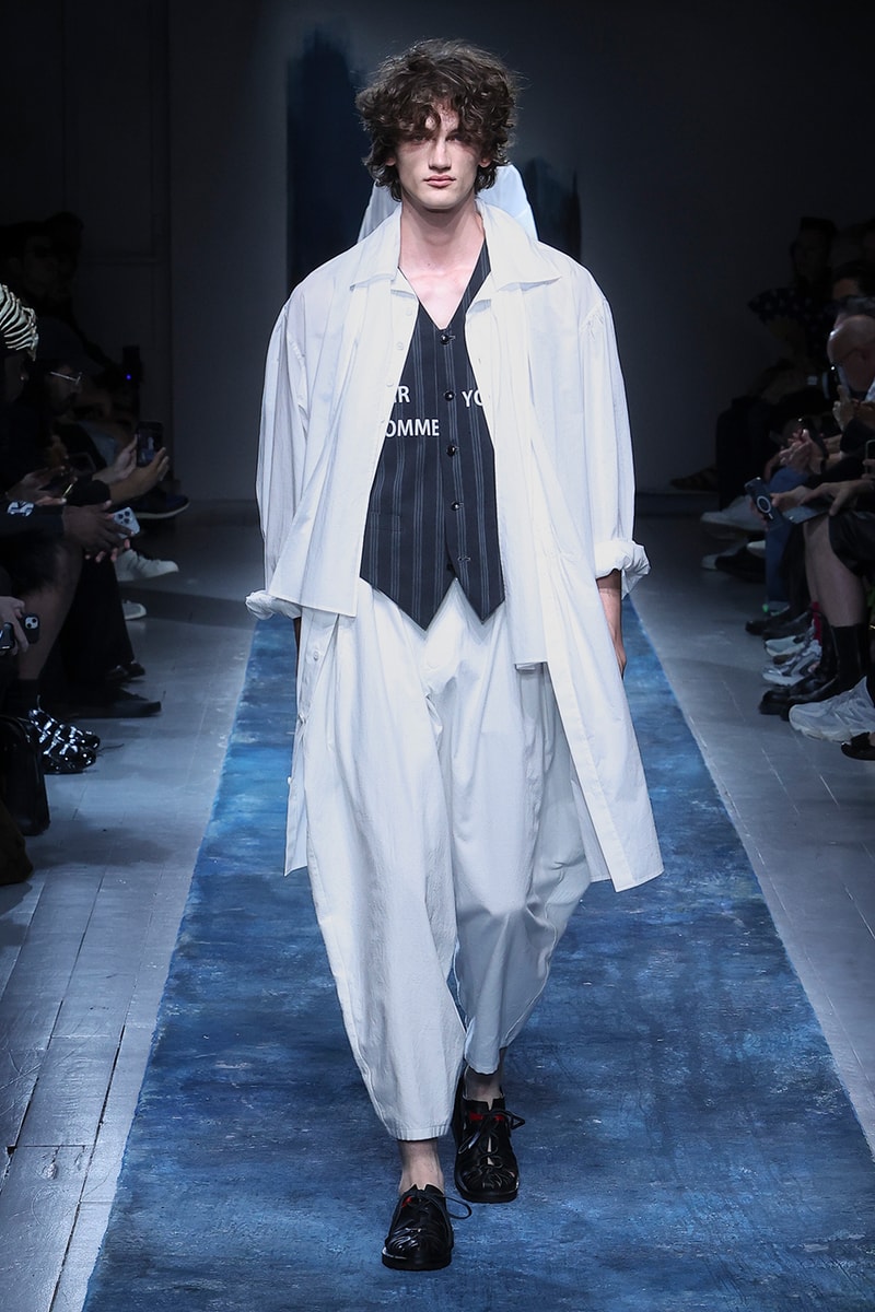 Yohji Yamamoto Pour Homme SS26 Paris Fashion Week Collection spring summer 2026 japanese designer fluid statements of the world