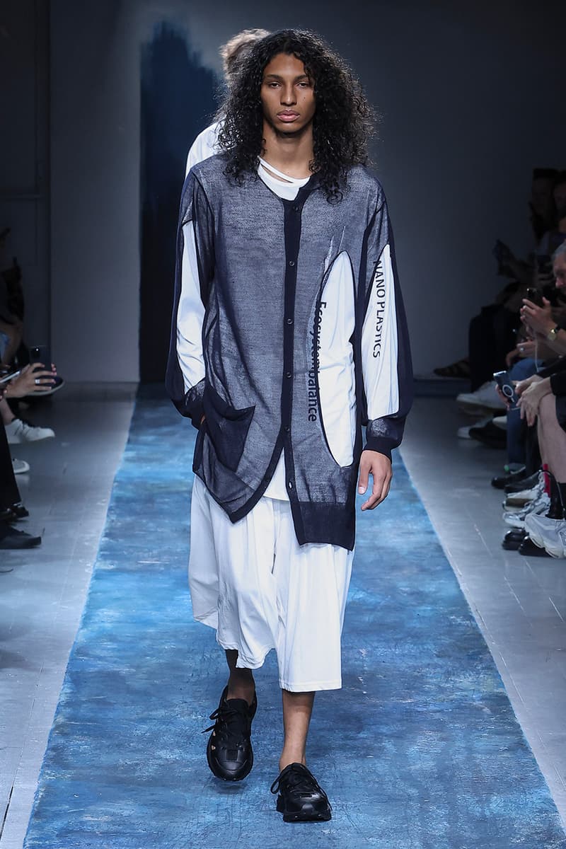 Yohji Yamamoto Pour Homme SS26 Paris Fashion Week Collection spring summer 2026 japanese designer fluid statements of the world