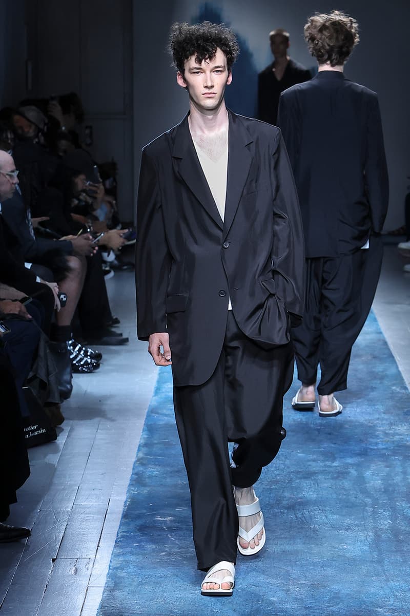 Yohji Yamamoto Pour Homme SS26 Paris Fashion Week Collection spring summer 2026 japanese designer fluid statements of the world