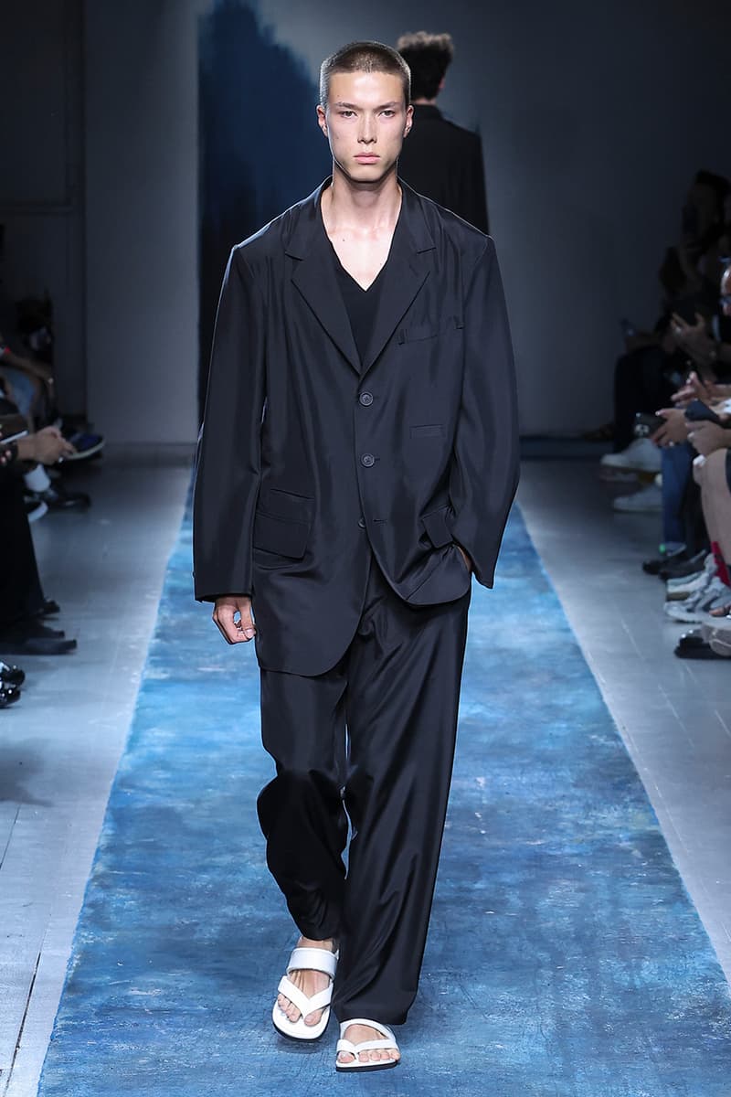 Yohji Yamamoto Pour Homme SS26 Paris Fashion Week Collection spring summer 2026 japanese designer fluid statements of the world