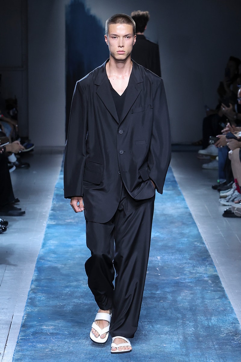 Yohji Yamamoto Pour Homme SS26 Paris Fashion Week Collection spring summer 2026 japanese designer fluid statements of the world
