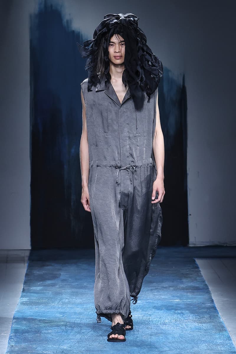 Yohji Yamamoto Pour Homme SS26 Paris Fashion Week Collection spring summer 2026 japanese designer fluid statements of the world