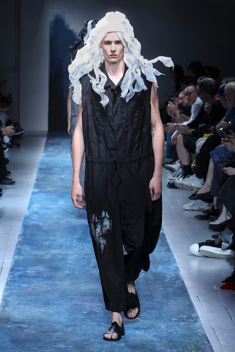 Yohji Yamamoto Pour Homme SS26 Paris Fashion Week Collection spring summer 2026 japanese designer fluid statements of the world