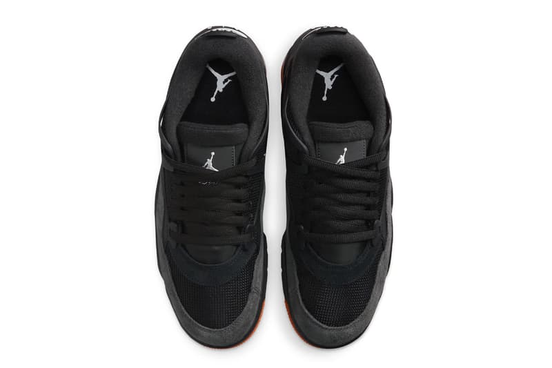 Air Jordan 4 RM "Black/Orange" Has Dropped Black/Anthracite-Starfish-White nike HF8126-001