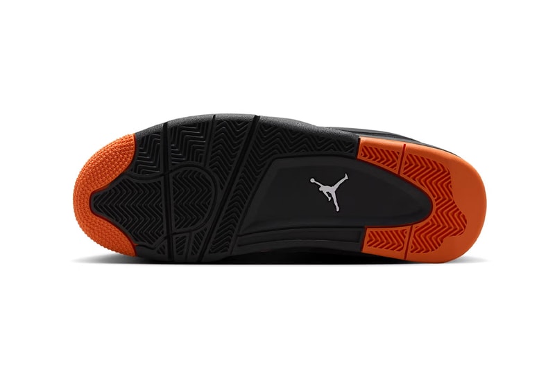 Air Jordan 4 RM "Black/Orange" Has Dropped Black/Anthracite-Starfish-White nike HF8126-001
