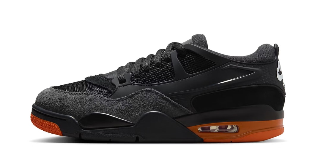 Air Jordan 4 RM "Black/Orange" Has Dropped