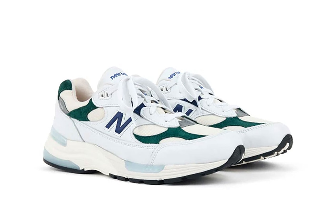 New Balance 992 "Marsh Green" Has a Summer 2025 Release Date U992GB white marsh green sneaker