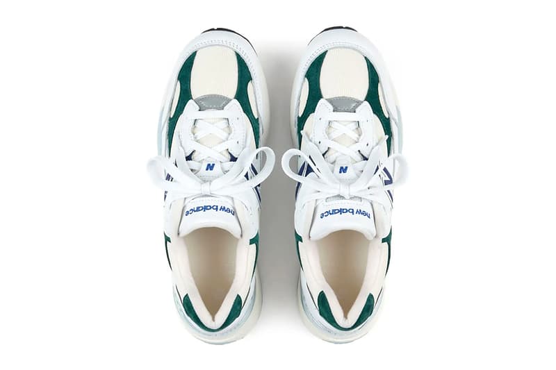 New Balance 992 "Marsh Green" Has a Summer 2025 Release Date U992GB white marsh green sneaker