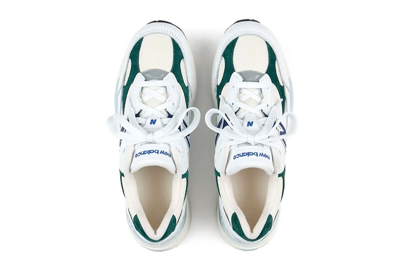 New Balance 992 "Marsh Green" Has a Summer 2025 Release Date U992GB white marsh green sneaker
