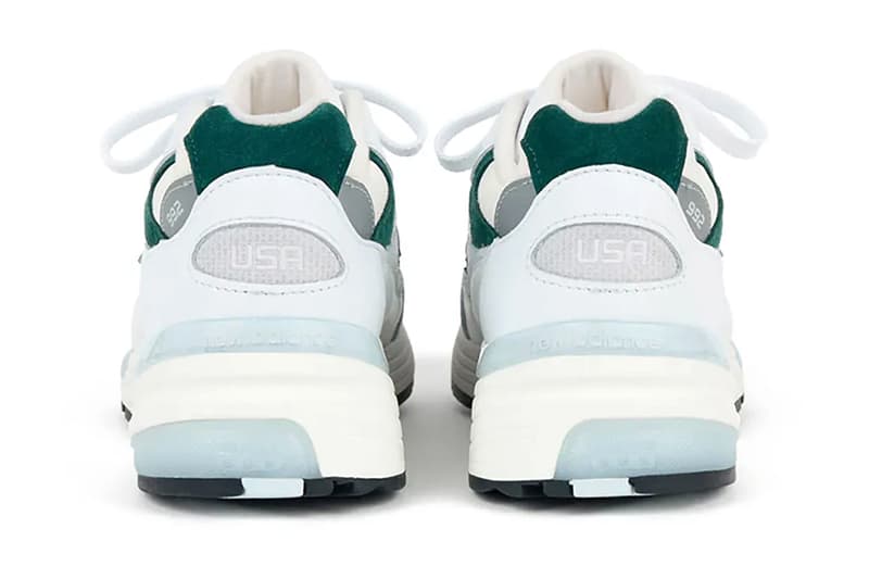 New Balance 992 "Marsh Green" Has a Summer 2025 Release Date U992GB white marsh green sneaker