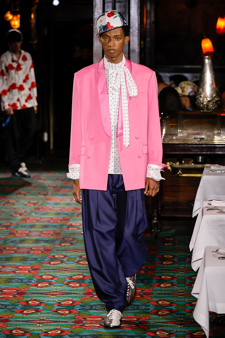 Nigo Kenzo Paris Fashion Week SS26 Collection futura collaboration spring summer 2026 hiroshi fujiwara maxims paris restaurant