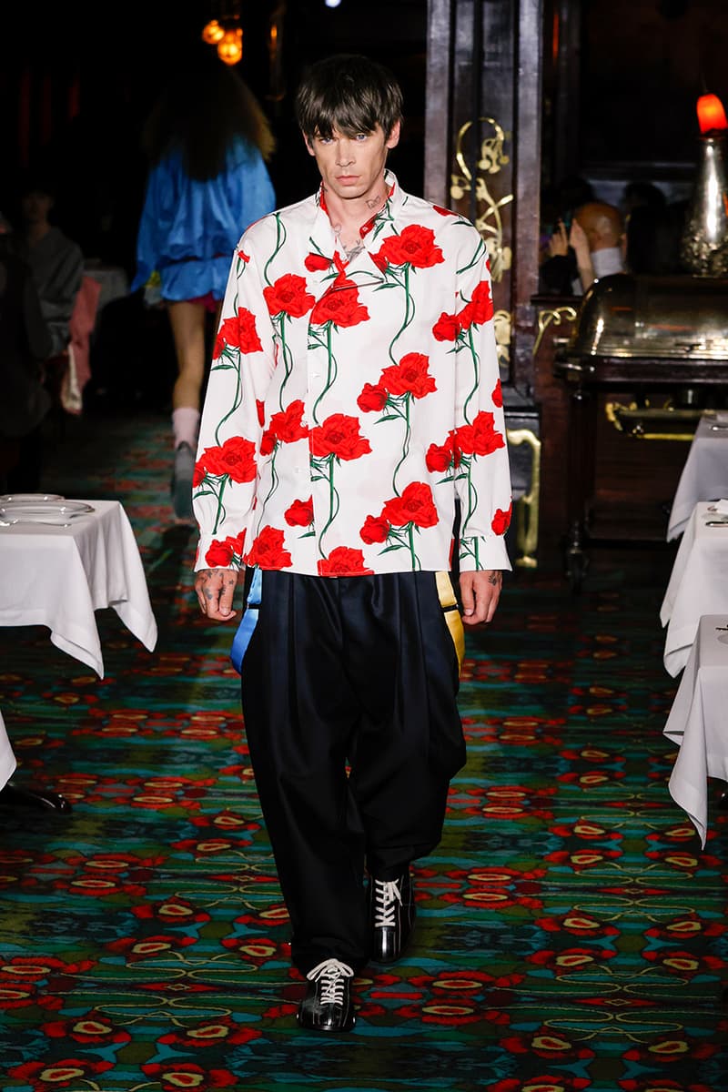 Nigo Kenzo Paris Fashion Week SS26 Collection futura collaboration spring summer 2026 hiroshi fujiwara maxims paris restaurant