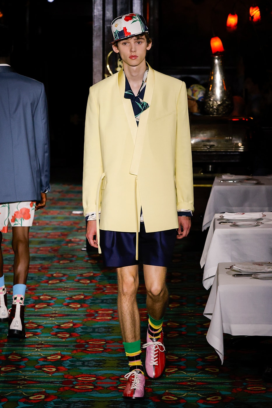 Nigo Kenzo Paris Fashion Week SS26 Collection futura collaboration spring summer 2026 hiroshi fujiwara maxims paris restaurant