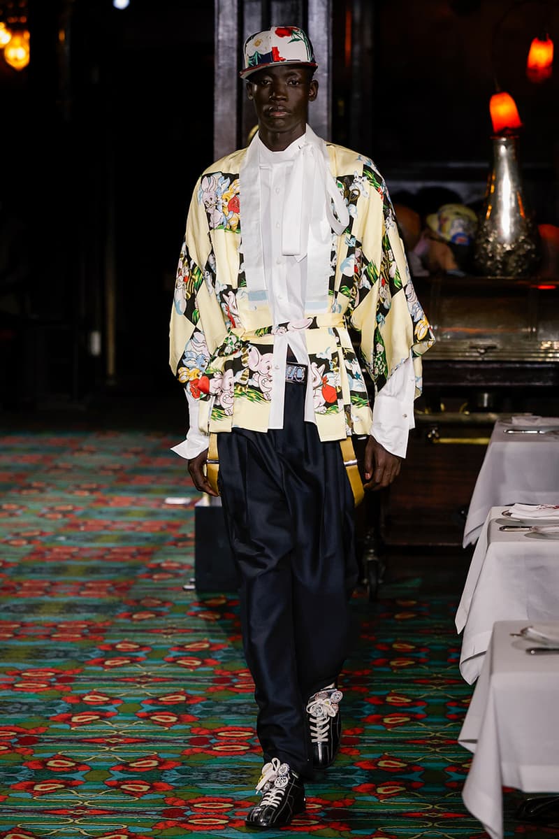 Nigo Kenzo Paris Fashion Week SS26 Collection futura collaboration spring summer 2026 hiroshi fujiwara maxims paris restaurant