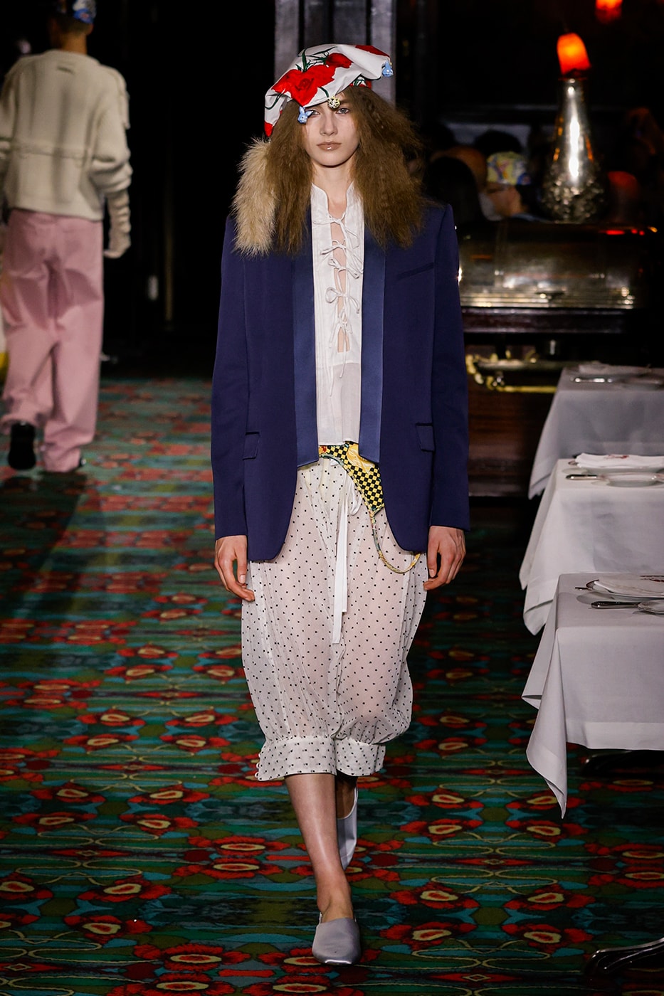 Nigo Kenzo Paris Fashion Week SS26 Collection futura collaboration spring summer 2026 hiroshi fujiwara maxims paris restaurant