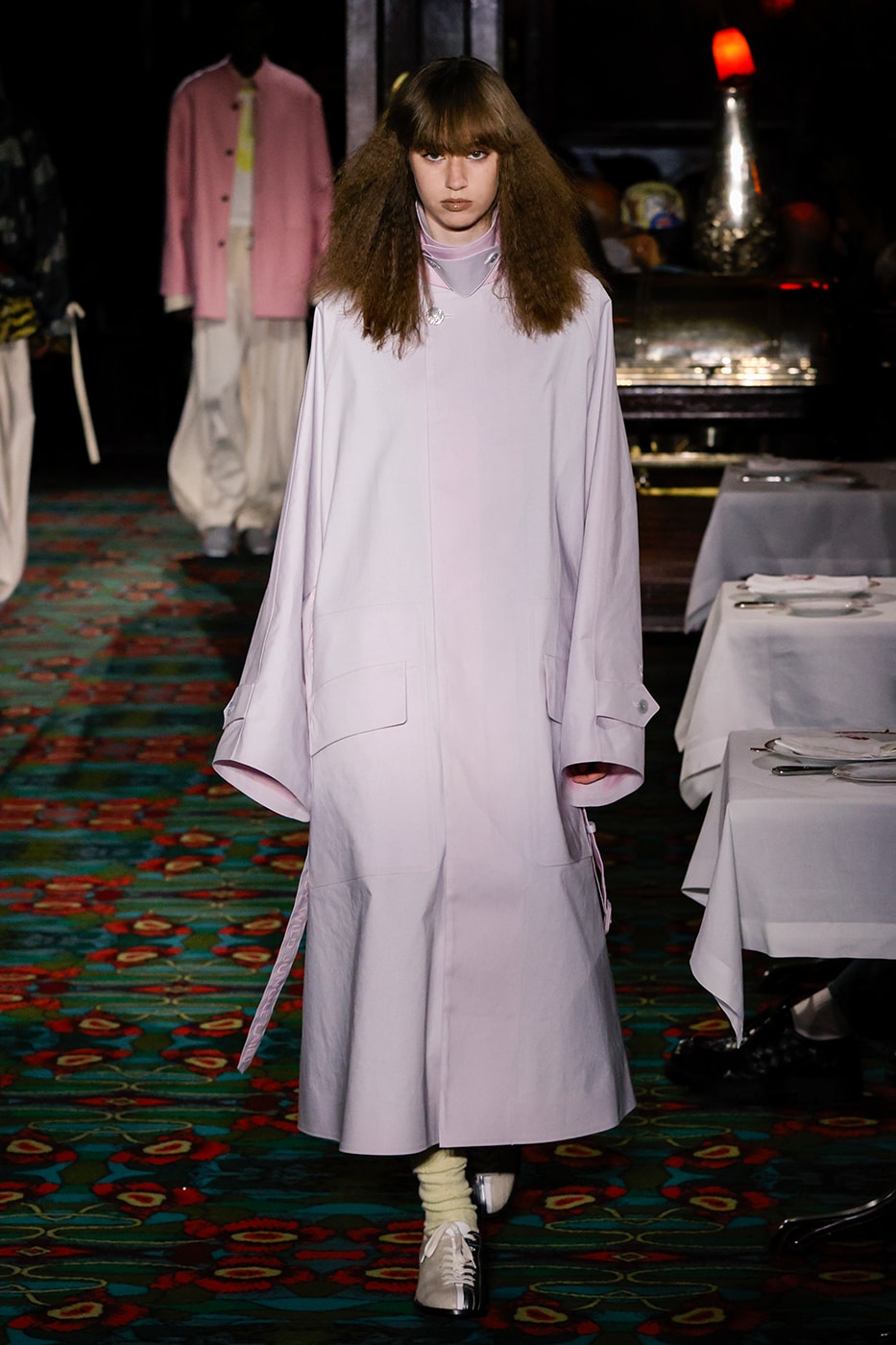 Nigo Kenzo Paris Fashion Week SS26 Collection futura collaboration spring summer 2026 hiroshi fujiwara maxims paris restaurant