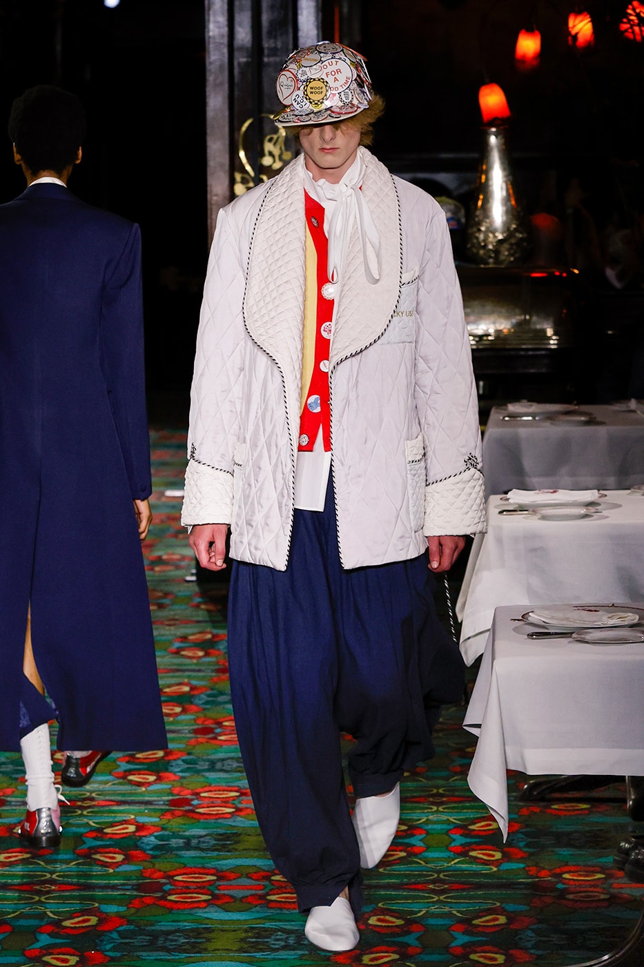 Nigo Kenzo Paris Fashion Week SS26 Collection futura collaboration spring summer 2026 hiroshi fujiwara maxims paris restaurant