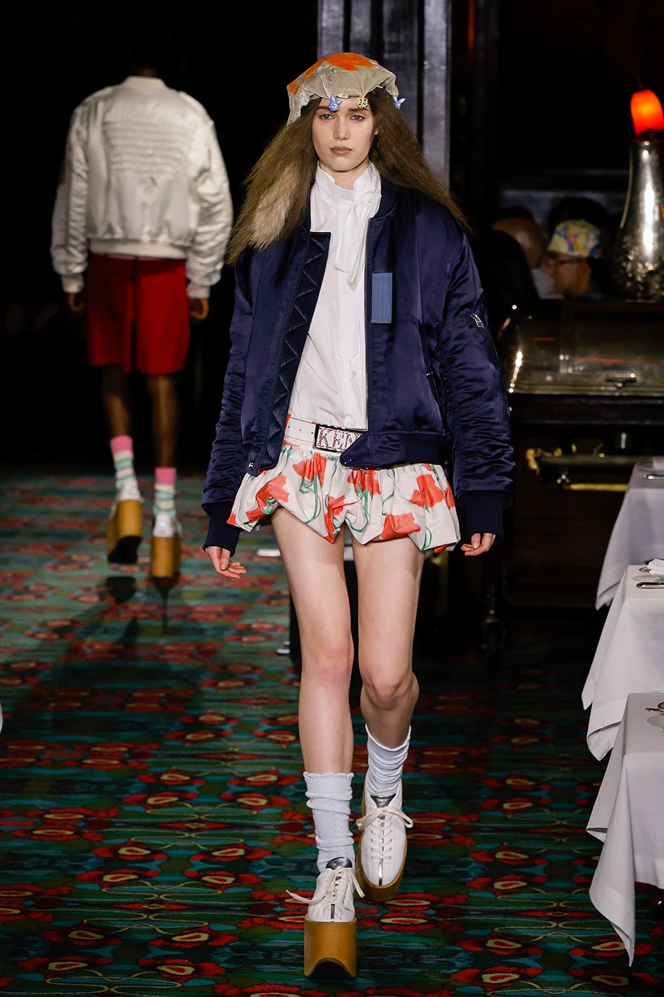 Nigo Kenzo Paris Fashion Week SS26 Collection futura collaboration spring summer 2026 hiroshi fujiwara maxims paris restaurant