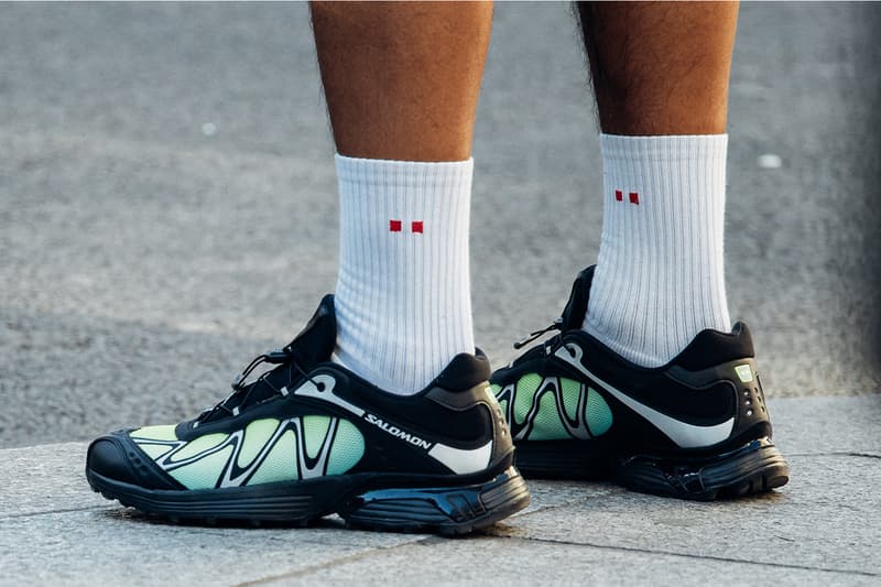 Best Footwear Trends at Paris Fashion Week SS26 asics new balance nike adidas buttery leather louis vuitton dior jonathan anderson new balance 2000 abzorb joe fresh goods bad bunny ew balance abzorb 2000, the doublet x asics gel kayano 20, bad bunny adidas ballerina, miu miu x new balance, nike shox x martine rose asics gel nunobiki, puma mostra, nike air max 1000
