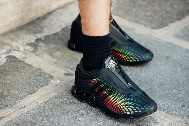 Best Footwear Trends at Paris Fashion Week SS26 asics new balance nike adidas buttery leather louis vuitton dior jonathan anderson new balance 2000 abzorb joe fresh goods bad bunny ew balance abzorb 2000, the doublet x asics gel kayano 20, bad bunny adidas ballerina, miu miu x new balance, nike shox x martine rose asics gel nunobiki, puma mostra, nike air max 1000