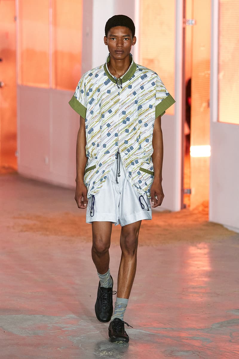 Kiko Kostadinov SS26 Transports Audiences to a Fictional Island Paris Fashion Week Collection Release info asics tabi shoes novalis
