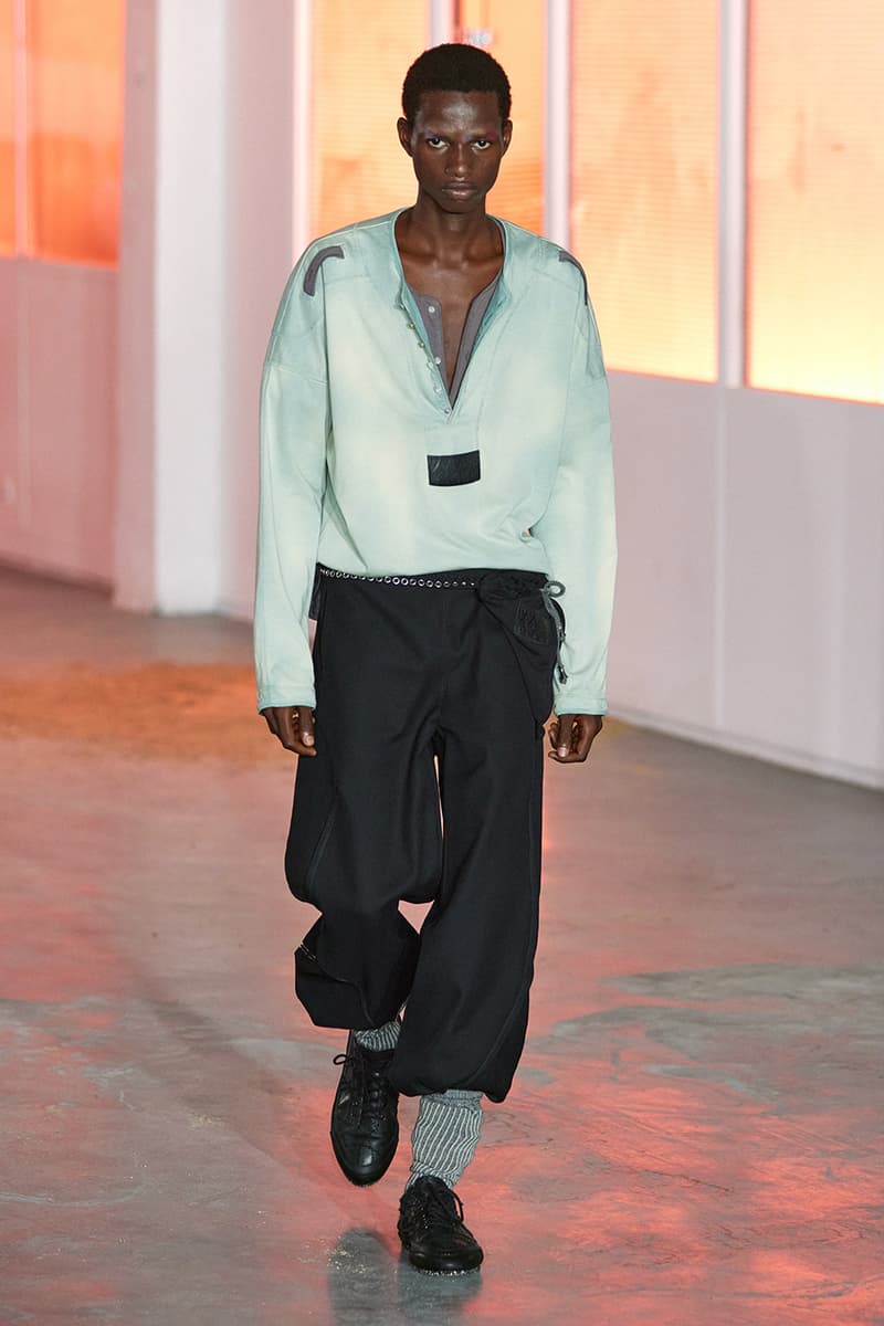 Kiko Kostadinov SS26 Transports Audiences to a Fictional Island Paris Fashion Week Collection Release info asics tabi shoes novalis