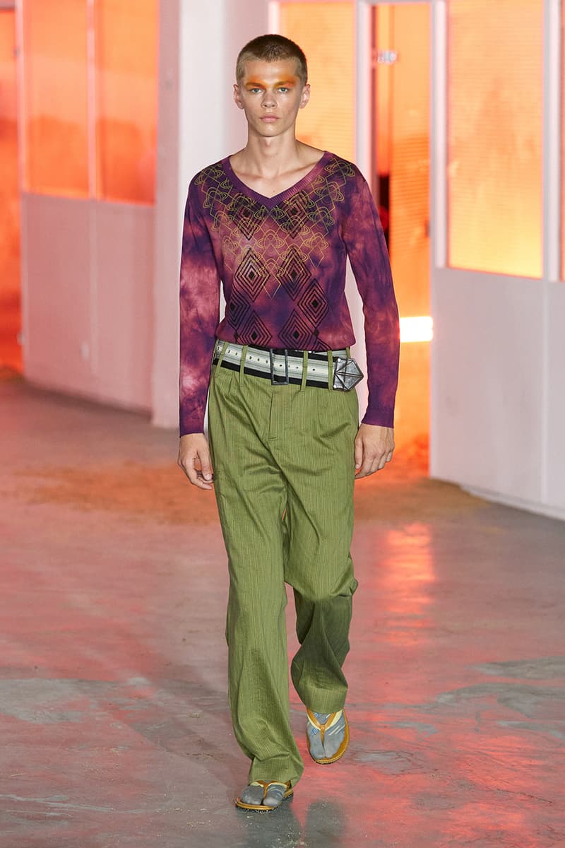 Kiko Kostadinov SS26 Transports Audiences to a Fictional Island Paris Fashion Week Collection Release info asics tabi shoes novalis