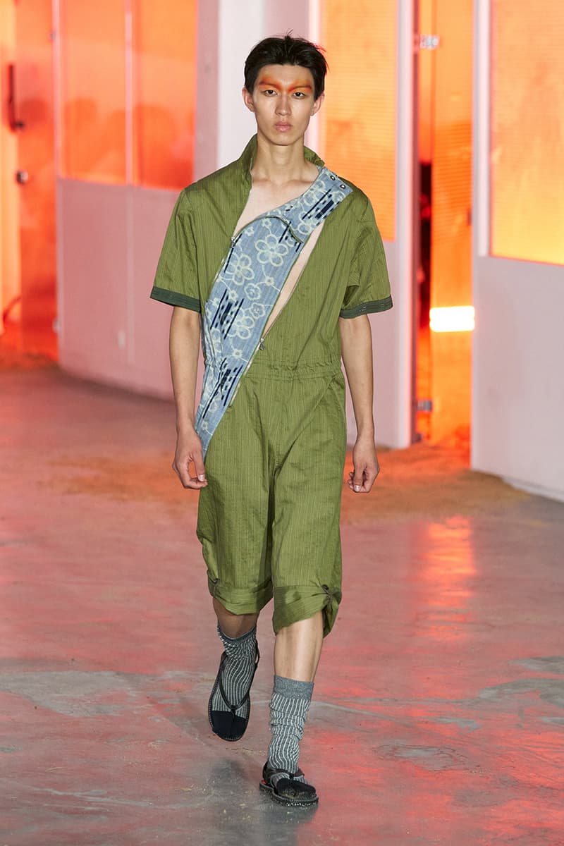 Kiko Kostadinov SS26 Transports Audiences to a Fictional Island Paris Fashion Week Collection Release info asics tabi shoes novalis
