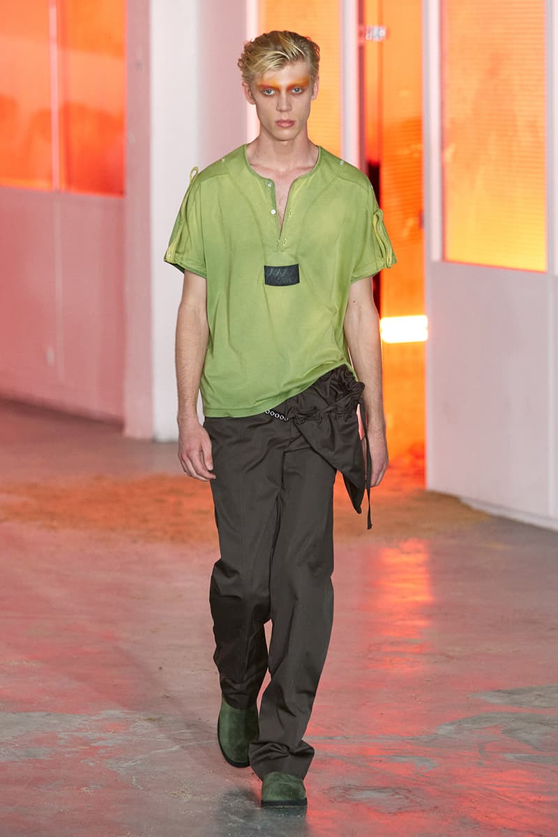 Kiko Kostadinov SS26 Transports Audiences to a Fictional Island Paris Fashion Week Collection Release info asics tabi shoes novalis