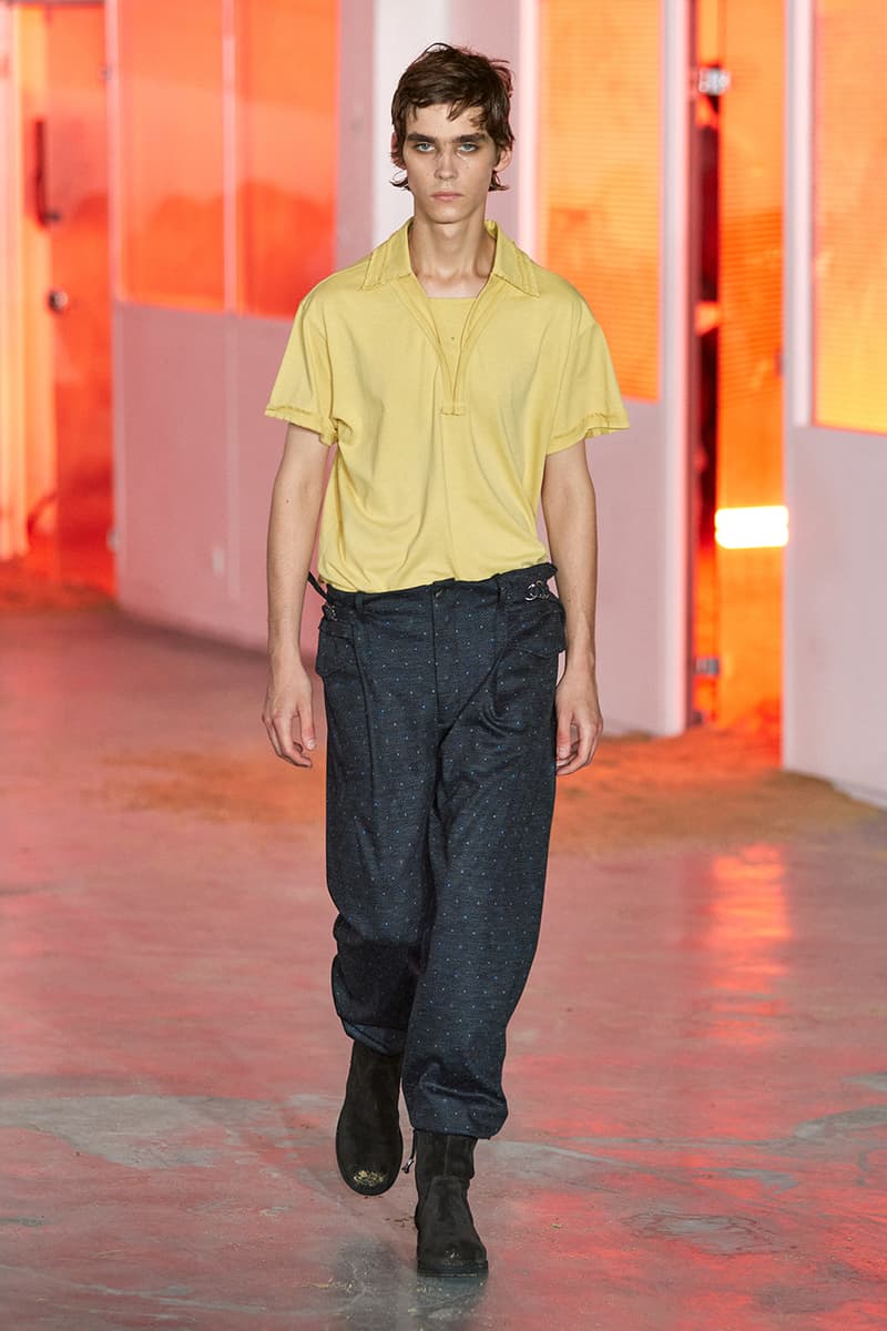 Kiko Kostadinov SS26 Transports Audiences to a Fictional Island Paris Fashion Week Collection Release info asics tabi shoes novalis