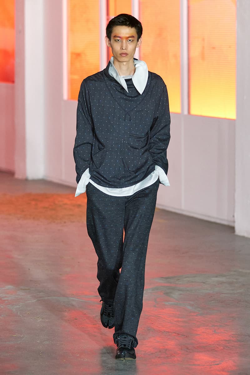 Kiko Kostadinov SS26 Transports Audiences to a Fictional Island Paris Fashion Week Collection Release info asics tabi shoes novalis