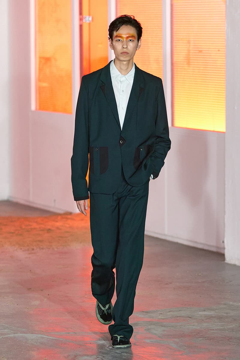 Kiko Kostadinov SS26 Transports Audiences to a Fictional Island Paris Fashion Week Collection Release info asics tabi shoes novalis