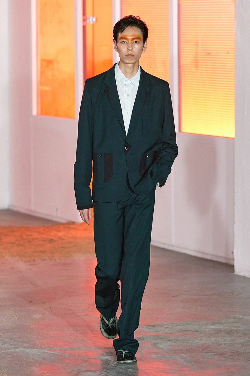 Kiko Kostadinov SS26 Transports Audiences to a Fictional Island Paris Fashion Week Collection Release info asics tabi shoes novalis