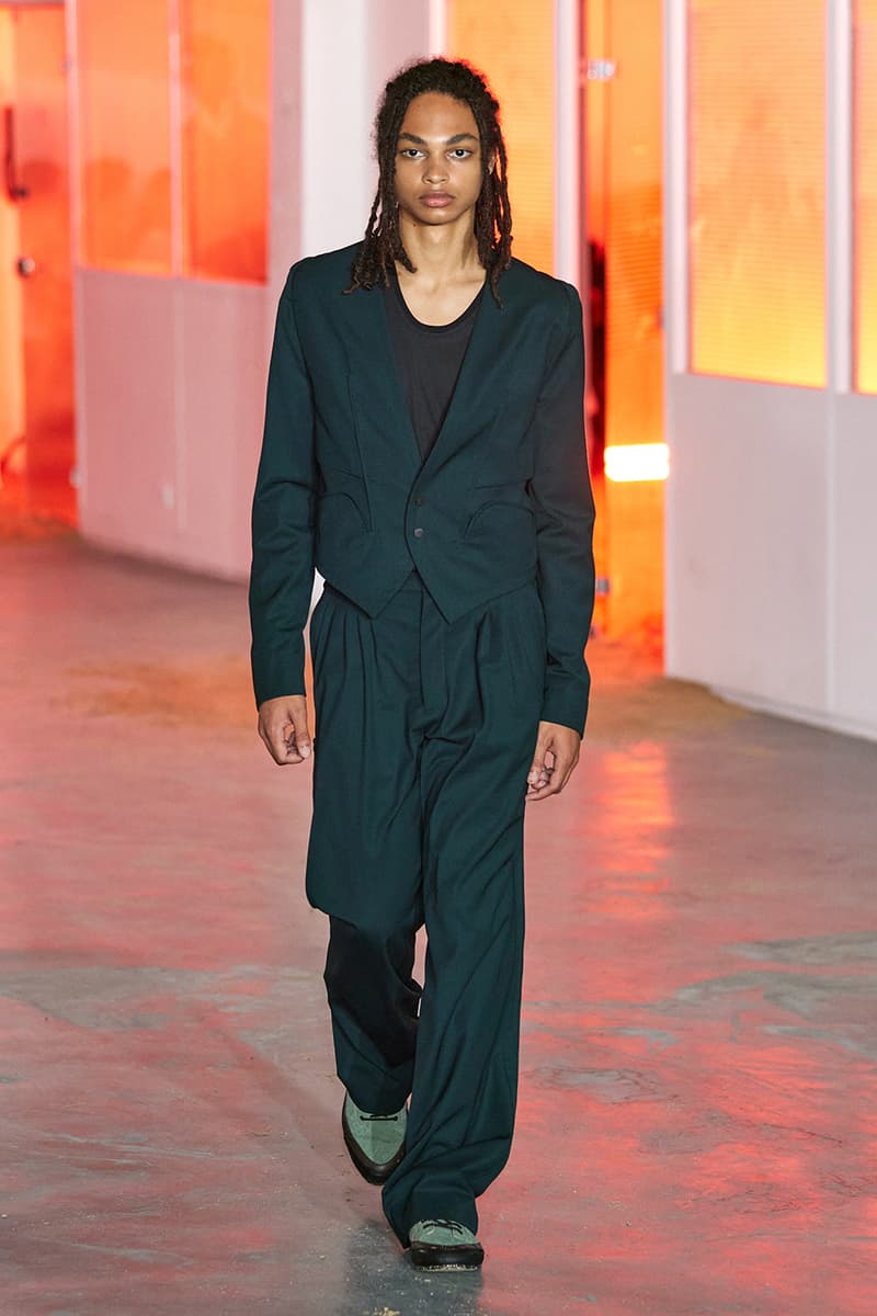 Kiko Kostadinov SS26 Transports Audiences to a Fictional Island Paris Fashion Week Collection Release info asics tabi shoes novalis