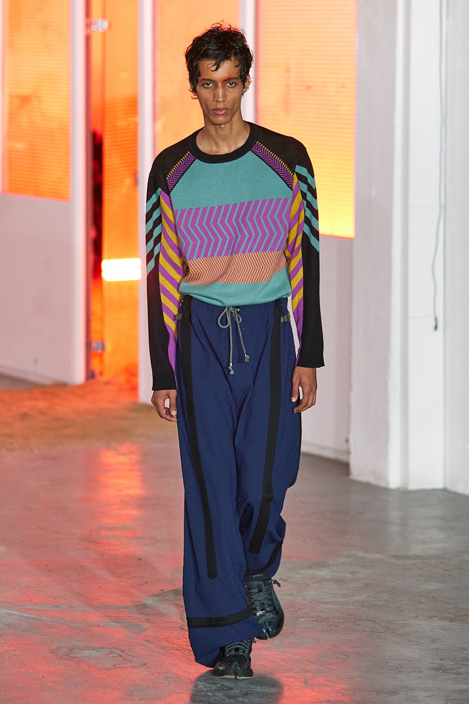 Kiko Kostadinov SS26 Transports Audiences to a Fictional Island Paris Fashion Week Collection Release info asics tabi shoes novalis