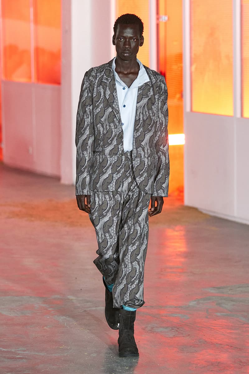 Kiko Kostadinov SS26 Transports Audiences to a Fictional Island Paris Fashion Week Collection Release info asics tabi shoes novalis