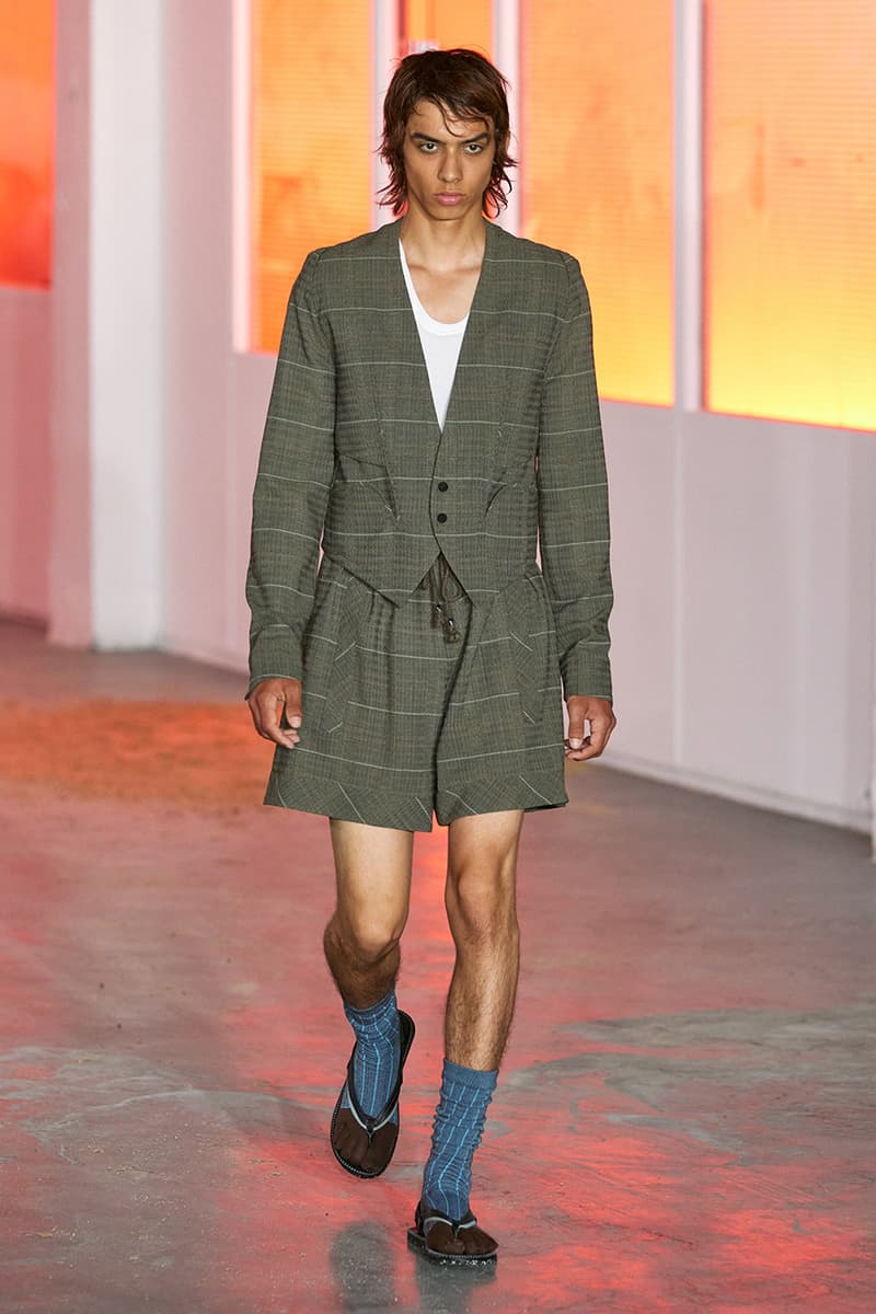 Kiko Kostadinov SS26 Transports Audiences to a Fictional Island Paris Fashion Week Collection Release info asics tabi shoes novalis