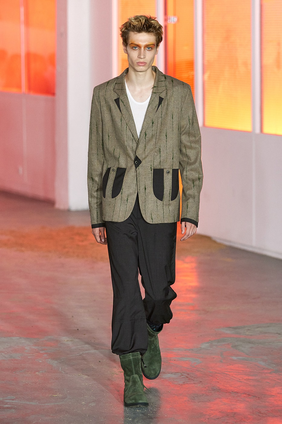 Kiko Kostadinov SS26 Transports Audiences to a Fictional Island Paris Fashion Week Collection Release info asics tabi shoes novalis