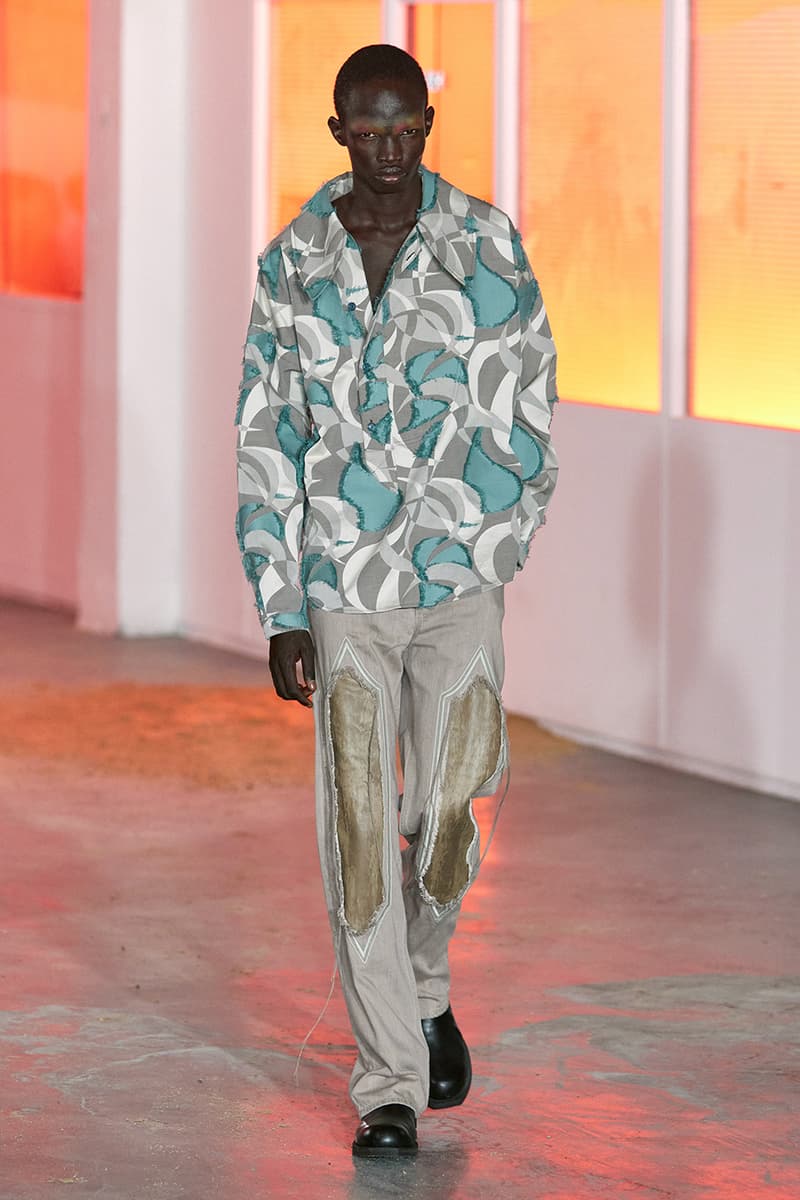Kiko Kostadinov SS26 Transports Audiences to a Fictional Island Paris Fashion Week Collection Release info asics tabi shoes novalis