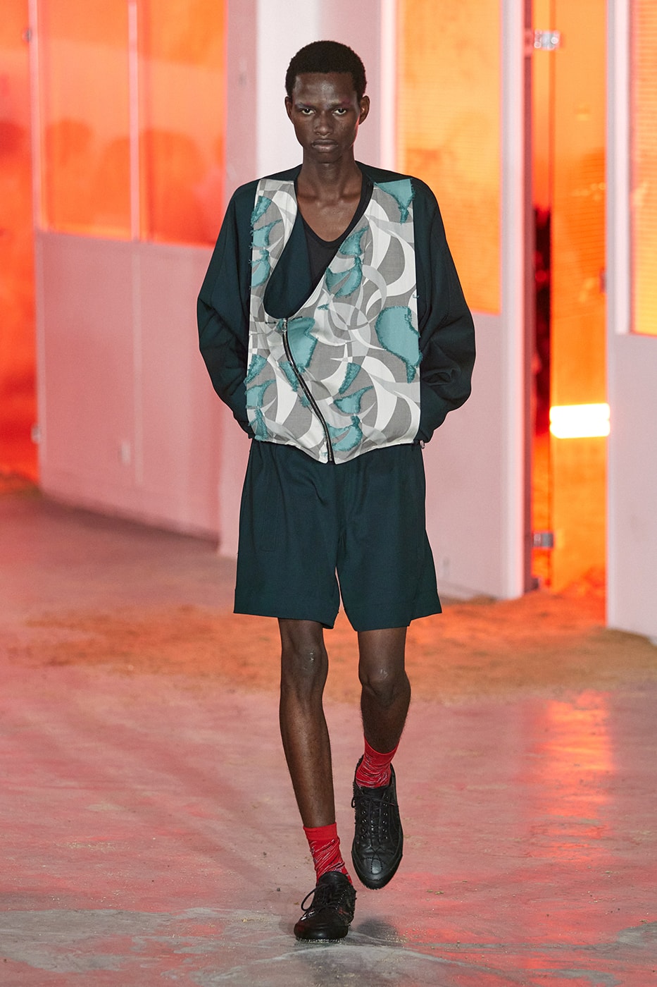 Kiko Kostadinov SS26 Transports Audiences to a Fictional Island Paris Fashion Week Collection Release info asics tabi shoes novalis