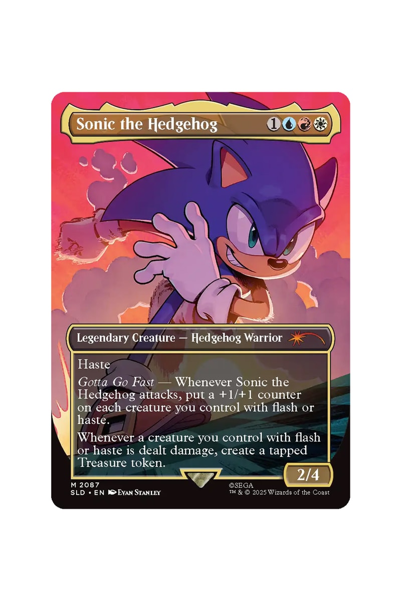 sonic mtg cards Secret Lair x Sonic: Friends & Foes