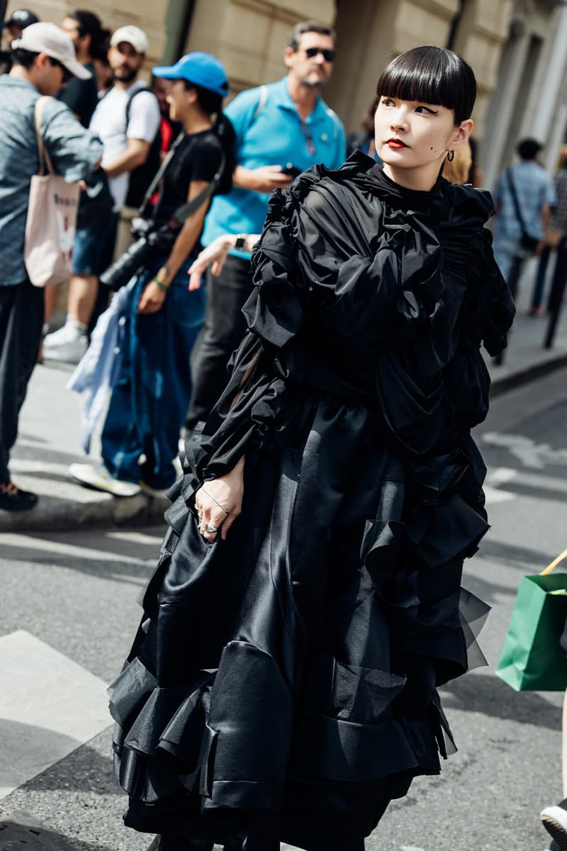 Paris Fashion Week SS26 Street Style louis vuitton suits leather ensembles balenciaga palace skateboards soccer jerseys rick owens cult relaxed suiting denim on denim streetwear