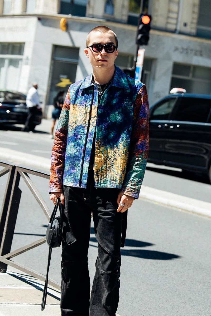 Paris Fashion Week SS26 Street Style louis vuitton suits leather ensembles balenciaga palace skateboards soccer jerseys rick owens cult relaxed suiting denim on denim streetwear