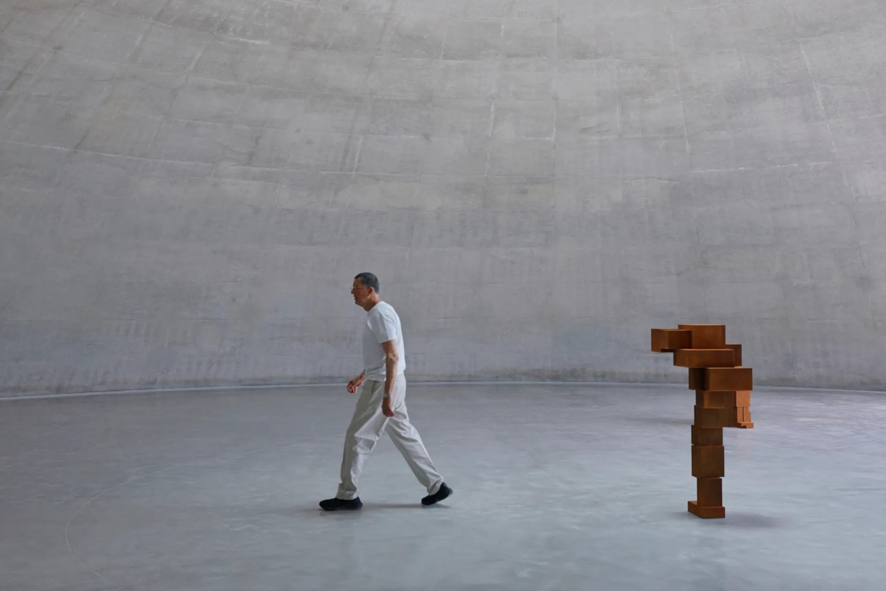 Antony Gormley Tadao Ando Ground Installation Museum SAN