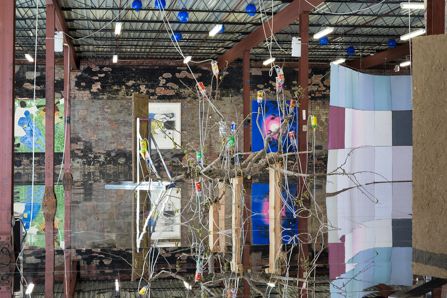 Sky High Farm Launches Inaugural Art Biennial Exhibition Germantown trees never end houses