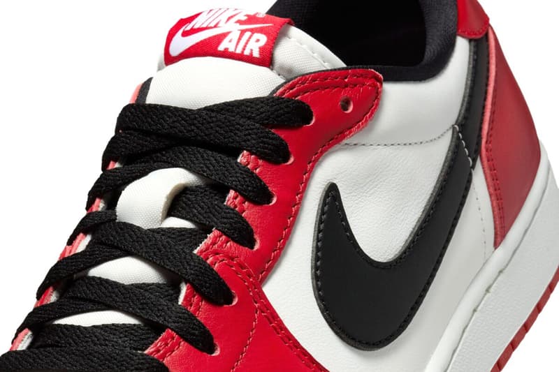 air michael jordan brand 1 low chicago fall 2025 release date info photos price store list buying guide black white muslin varsity red HQ6998-600