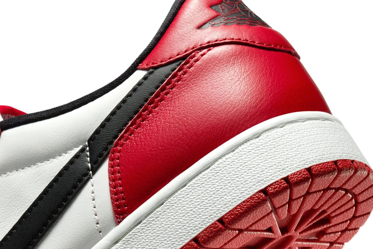 air michael jordan brand 1 low chicago fall 2025 release date info photos price store list buying guide black white muslin varsity red HQ6998-600