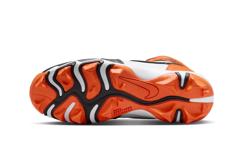 Air Jordan 1 Mid TD Cleat "Shattered Backboard" Has a Release Date Starfish/White-Black FJ6805-801 summer 2025 july release date soccer football cleat black orange Jordan Brand