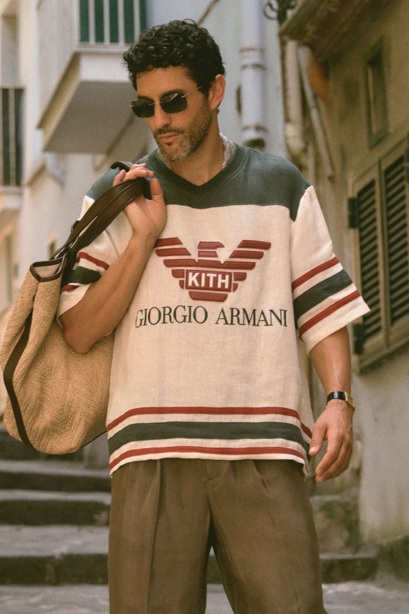 Giorgio Armani x Kith Go Global for Second Collaborative Release  release info nyc italy lookbook 